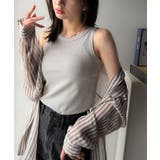 大人お洒落はさりげなくきらめくラメ◎ラメ入りアメスリテレコタンクトップ | Classical Elf | 詳細画像47