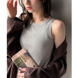 大人お洒落はさりげなくきらめくラメ◎ラメ入りアメスリテレコタンクトップ | Classical Elf | 詳細画像50