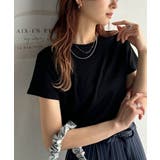さりげなく輝くラメが主役。ラメ入りショート丈Tシャツ(半袖) | Classical Elf | 詳細画像12