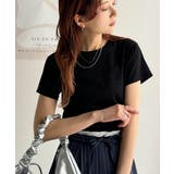 さりげなく輝くラメが主役。ラメ入りショート丈Tシャツ(半袖) | Classical Elf | 詳細画像14