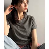 さりげなく輝くラメが主役。ラメ入りショート丈Tシャツ(半袖) | Classical Elf | 詳細画像20