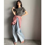 さりげなく輝くラメが主役。ラメ入りショート丈Tシャツ(半袖) | Classical Elf | 詳細画像24