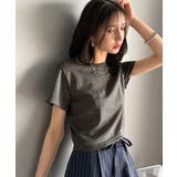 さりげなく輝くラメが主役。ラメ入りショート丈Tシャツ(半袖) | Classical Elf | 詳細画像26