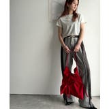 さりげなく輝くラメが主役。ラメ入りショート丈Tシャツ(半袖) | Classical Elf | 詳細画像33