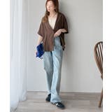 透ける、揺れる、魅せる。ヴィンテージライクシアー素材開襟シャツブラウス（半袖） | Classical Elf  | 詳細画像26 