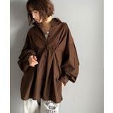 甘さ控えめの好バランス◎ウエストタック袖フリルビッグ長袖シャツ | Classical Elf | 詳細画像20