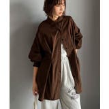 甘さ控えめの好バランス◎ウエストタック袖フリルビッグ長袖シャツ | Classical Elf | 詳細画像24
