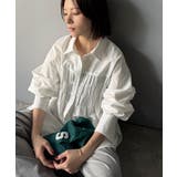 立体感を纏う。シャーリングビスチェ風ロングカフスビッグシャツ(長袖) | Classical Elf | 詳細画像6