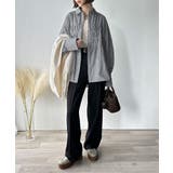 立体感を纏う。シャーリングビスチェ風ロングカフスビッグシャツ(長袖) | Classical Elf | 詳細画像15