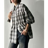 立体感を纏う。シャーリングビスチェ風ロングカフスビッグシャツ(長袖) | Classical Elf | 詳細画像17