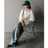 立体感を纏う。シャーリングビスチェ風ロングカフスビッグシャツ(長袖) | Classical Elf | 詳細画像3