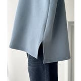 抜け感と上品さを両立。深めのネックで小顔見え♪ 胸刺繍Vネックダンボールニットト… | Classical Elf | 詳細画像42