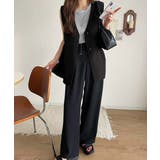 夏コーデを格上げ♪比翼デザイン麻調ペプラムジレベスト | Classical Elf | 詳細画像7