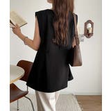 夏コーデを格上げ♪比翼デザイン麻調ペプラムジレベスト | Classical Elf | 詳細画像11