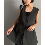 夏コーデを格上げ♪比翼デザイン麻調ペプラムジレベスト | Classical Elf | 詳細画像19