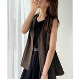 夏コーデを格上げ♪比翼デザイン麻調ペプラムジレベスト | Classical Elf | 詳細画像30