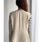 夏コーデを格上げ♪比翼デザイン麻調ペプラムジレベスト | Classical Elf | 詳細画像46