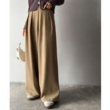 リラックス感ときちんと感を両立。上品見えするとろみ素材2タックスラックスパンツ | Classical Elf  | 詳細画像16 