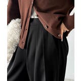 リラックス感ときちんと感を両立。上品見えするとろみ素材2タックスラックスパンツ | Classical Elf  | 詳細画像22 