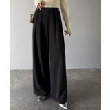 リラックス感ときちんと感を両立。上品見えするとろみ素材2タックスラックスパンツ | Classical Elf  | 詳細画像1 