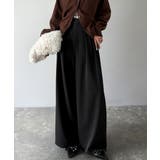 リラックス感ときちんと感を両立。上品見えするとろみ素材2タックスラックスパンツ | Classical Elf  | 詳細画像5 