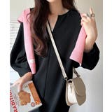 清楚にフェミニン、品よく抜け感。ランタンスリーブキーネックワンピース（ロング丈） | Classical Elf  | 詳細画像10 