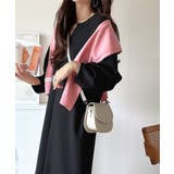 清楚にフェミニン、品よく抜け感。ランタンスリーブキーネックワンピース（ロング丈） | Classical Elf  | 詳細画像18 