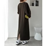 清楚にフェミニン、品よく抜け感。ランタンスリーブキーネックワンピース（ロング丈） | Classical Elf  | 詳細画像23 