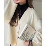 たっぽり袖×ゴールドボタンの欲張りカーデ。ランタンスリーブ金釦Vネックカーディガ… | Classical Elf  | 詳細画像11 