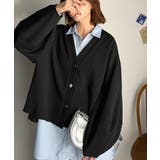 たっぽり袖×ゴールドボタンの欲張りカーデ。ランタンスリーブ金釦Vネックカーディガ… | Classical Elf  | 詳細画像12 