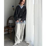 たっぽり袖×ゴールドボタンの欲張りカーデ。ランタンスリーブ金釦Vネックカーディガ… | Classical Elf  | 詳細画像19 