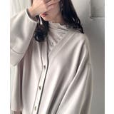 たっぽり袖×ゴールドボタンの欲張りカーデ。ランタンスリーブ金釦Vネックカーディガ… | Classical Elf  | 詳細画像24 