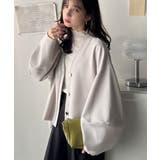 たっぽり袖×ゴールドボタンの欲張りカーデ。ランタンスリーブ金釦Vネックカーディガ… | Classical Elf  | 詳細画像25 