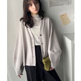 たっぽり袖×ゴールドボタンの欲張りカーデ。ランタンスリーブ金釦Vネックカーディガ… | Classical Elf  | 詳細画像26 