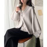 たっぽり袖×ゴールドボタンの欲張りカーデ。ランタンスリーブ金釦Vネックカーディガ… | Classical Elf  | 詳細画像29 