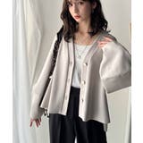 たっぽり袖×ゴールドボタンの欲張りカーデ。ランタンスリーブ金釦Vネックカーディガ… | Classical Elf  | 詳細画像30 