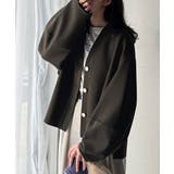 たっぽり袖×ゴールドボタンの欲張りカーデ。ランタンスリーブ金釦Vネックカーディガ… | Classical Elf  | 詳細画像32 