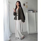 たっぽり袖×ゴールドボタンの欲張りカーデ。ランタンスリーブ金釦Vネックカーディガ… | Classical Elf  | 詳細画像36 