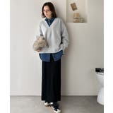 「大人の余裕感」をまとえる！Vネックダンボールカットソー（長袖） | Classical Elf  | 詳細画像5 