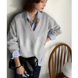 「大人の余裕感」をまとえる！Vネックダンボールカットソー（長袖） | Classical Elf  | 詳細画像13 