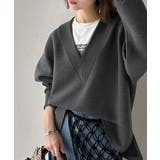 「大人の余裕感」をまとえる！Vネックダンボールカットソー（長袖） | Classical Elf  | 詳細画像15 