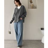 「大人の余裕感」をまとえる！Vネックダンボールカットソー（長袖） | Classical Elf  | 詳細画像18 