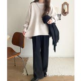 「大人の余裕感」をまとえる！Vネックダンボールカットソー（長袖） | Classical Elf  | 詳細画像32 