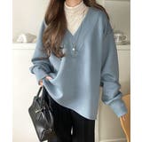 「大人の余裕感」をまとえる！Vネックダンボールカットソー（長袖） | Classical Elf  | 詳細画像36 