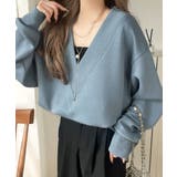 「大人の余裕感」をまとえる！Vネックダンボールカットソー（長袖） | Classical Elf  | 詳細画像37 