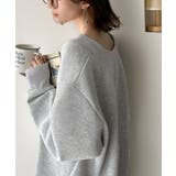 「大人の余裕感」をまとえる！Vネックダンボールカットソー（長袖） | Classical Elf  | 詳細画像3 