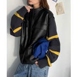 羽織るだけで、モードな存在感。BIGポケットレザー風加工スエードルーズベスト | Classical Elf  | 詳細画像9 