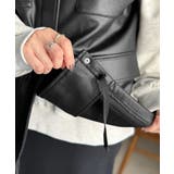 羽織るだけで、モードな存在感。BIGポケットレザー風加工スエードルーズベスト | Classical Elf  | 詳細画像21 