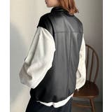 羽織るだけで、モードな存在感。BIGポケットレザー風加工スエードルーズベスト | Classical Elf  | 詳細画像5 