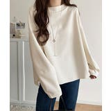 ゆったりシルエットでこなれ感を演出◎ランタンスリーブカットジョーゼットプルオーバ… | Classical Elf  | 詳細画像8 